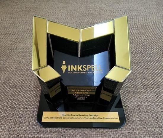 Inkspell Masters of Modern Marketing trophy